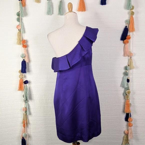 Trina Turk Flounce Ruffle Dress - Picture 4 of 7